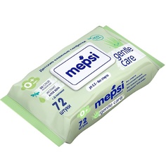 Влажные салфетки алое вера детские с клапаном Gentle Care 72 МЛ Mepsi