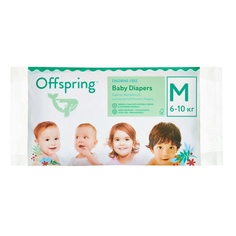 Подгузники, Travel pack, M 6-10 кг 3 МЛ Offspring