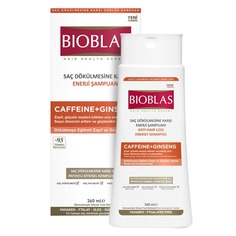 Шампунь для ослабленных волос с кофеином и женьшенем Bioblas