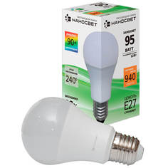 Лампочка Лампа светодиодная Наносвет E27 11W 3000K матовая LE-GLS-100/E27/930 L164