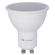Лампочка Лампа светодиодная диммируемая Наносвет GU10 6W 2700K матовая LH-MR16-D-60/GU10/927 L240