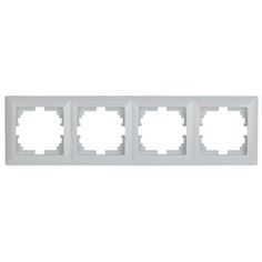 Рамка 4-постовая ЭРА Intro Solo белый 4-504-01 Б0043424 ERA