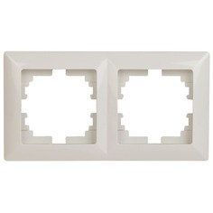 Рамка 2-постовая ЭРА Intro Solo слоновая кость 4-502-02 Б0043411 ERA