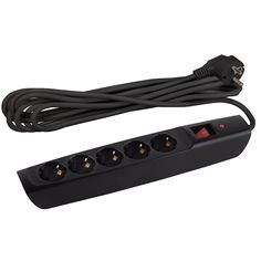 Сетевой фильтр ЭРА 5гн 2м с/з SFX-5es-2m-B Б0044020 ERA