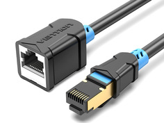 Сетевой кабель Vention SSTP cat.6 RJ45 1.5m Black IBLBG