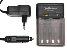 Зарядное устройство GoPower iClever 1000 для AA-AAA/Ni-MH-Ni-Cd 00-00015344