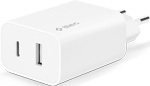 Сетевое ЗУ Ttec 1 USB-A 1 Type-C 32 Вт SmartCharger Duo PD Белый 2SCS24B