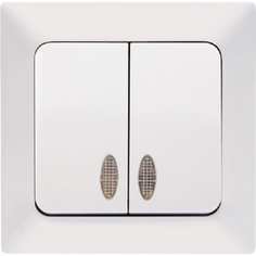 Двухклавишный выключатель NE-AD