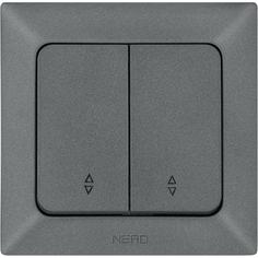 Проходной двухклавишный выключатель NE-AD