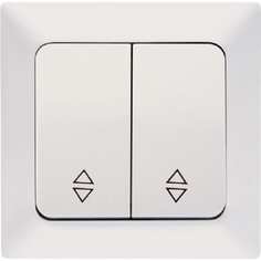 Проходной двухклавишный выключатель NE-AD