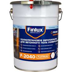 Двухкомпонентное полиуретановое европокрытие для бетонного пола Finlux