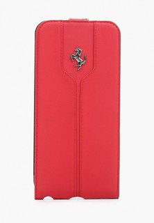 Чехол для iPhone Ferrari 6 Plus / 6S Plus, Montecarlo Flip Red