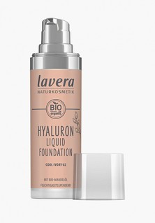 Тональный крем Lavera Жидкий с гиалуроновой кислотой 02 "Фарфоровый", 30 мл