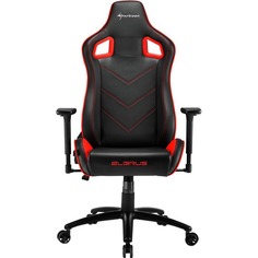 Компьютерное кресло Sharkoon Elbrus 2 черно-красный