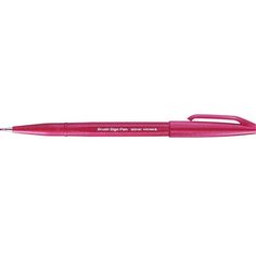 Фломастер-кисть Pentel &quot;Touch Brush Sign Pen&quot;, бордовый