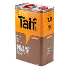 Масла для четырехтактных двигателей синтетические масло моторное TAIF Vivace 10W-40 1л