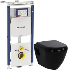 Комплект подвесной унитаз Creavit Terra TP325-11SI00E-0000 + KC0103.03.1300E + система инсталляции Geberit 111.362.00.5