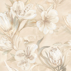 Пано Azori Opale Beige Flower 63x63