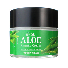 Крем для лица с Алоэ Ампульный Увлажняющий Ampule Cream Aloe 70 МЛ Ekel