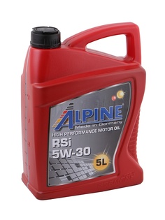 Масло Масло моторное синтетическое Alpine RSi 5W-30 5L 0101623