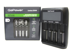 Зарядное устройство GoPower Genius 2000 для Ni-MH-Ni-Cd-Li-ion-IMR-LiFePO4 00-00017019
