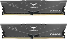 Модуль памяти DDR4 32GB (2*16GB) Team Group TLZGD432G3200HC16FDC01 T-Force Vulcan Z gray PC4-25600 3200MHz CL16 радиатор 1.35V