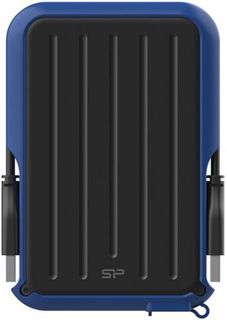 Внешний жесткий диск 2.5&#039;&#039; Silicon Power SP010TBPHD66SS3B Armor A66 1TB USB 3.2 black/blue