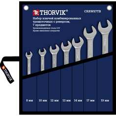 Набор комбинированных трещоточных ключей THORVIK