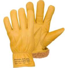 Утепленные кожаные перчатки S. GLOVES