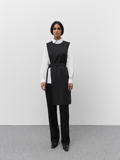 Жилет Сеул удлинённый с поясом