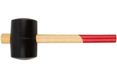 Киянка Курс Оптима 45375 резиновая, деревянная ручка 70 мм