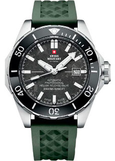 Швейцарские наручные мужские часы Swiss military SMA34092.09. Коллекция Diver 1000m
