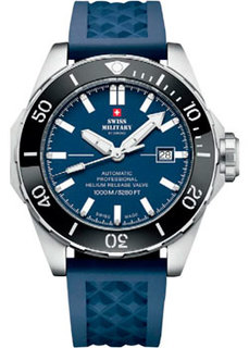 Швейцарские наручные мужские часы Swiss military SMA34092.05. Коллекция Diver 1000m
