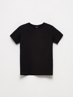 Базовая футболка для мальчиков (черный, 98) Sela