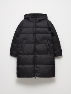 пальто для девочек (черный, 146) Sela