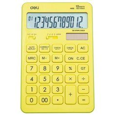 Калькулятор настольный Deli Touch EM01551, 12-разрядный, желтый
