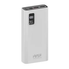 Внешний аккумулятор Hiper Fast 20000 20000mAh 5A QC PD 2xUSB белый (FAST 20000 WHITE)