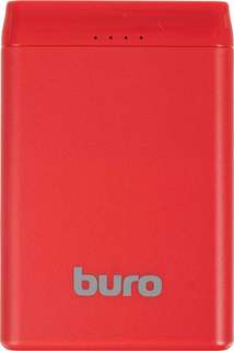 Внешний аккумулятор Buro BP05B 5000mAh 2.1A 2xUSB красный (BP05B10PRD)