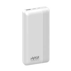 Внешний аккумулятор Hiper MX Pro 20000 20000mAh 3A QC PD 1xUSB белый (MX PRO 20000 WHITE)