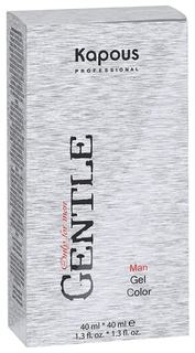Гель-краска для мужчин Kapous б/аммония , светло-коричневый №6 (40мл+40мл) 80 мл
