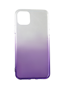 Чехол защитный TPU LuxCase для Apple iPhone 11 Pro Max, Градиент фиолетовый №8, 1,5 мм