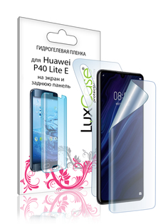 Пленка гидрогелевая LuxCase для Huawei P40 Lite E 0.14mm Front and Back Transparent 86132