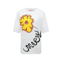 Хлопковая футболка Marni