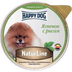Корм для собак Happy dog Natur Line Ягненок с рисом 125 г