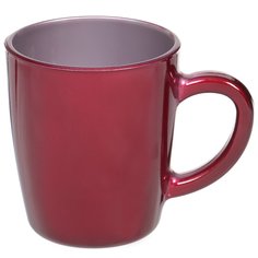 Кружка стекло, 340 мл, Металлик Вишня, Pasabahce, 55531SLBD45