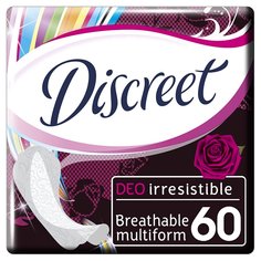 Прокладки женские Discreet, Deo Irresistible Multiform Trio, 60 шт, 0001037391