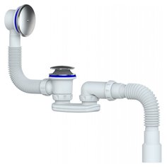 Сифон для ванны, 40х40/50, Unicorn, S122E, S122E