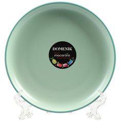 Тарелка десертная, фарфор, 19 см, Macarons, Domenik, DM7001