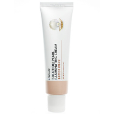 Пептидный крем для лица с Жемчугом Solution Pearl Illuminating Cream 50 МЛ Lebelage