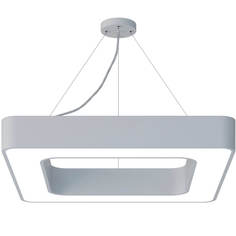 Светильник Подвесной светодиодный cветильник Geometria ЭРА Quadro SPO-161-W-40K-060 60Вт 4000К белый Б0050582 ERA